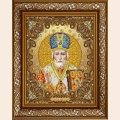 Рисунок на ткани бисером БЛАГОВЕСТ "Святой Николай"